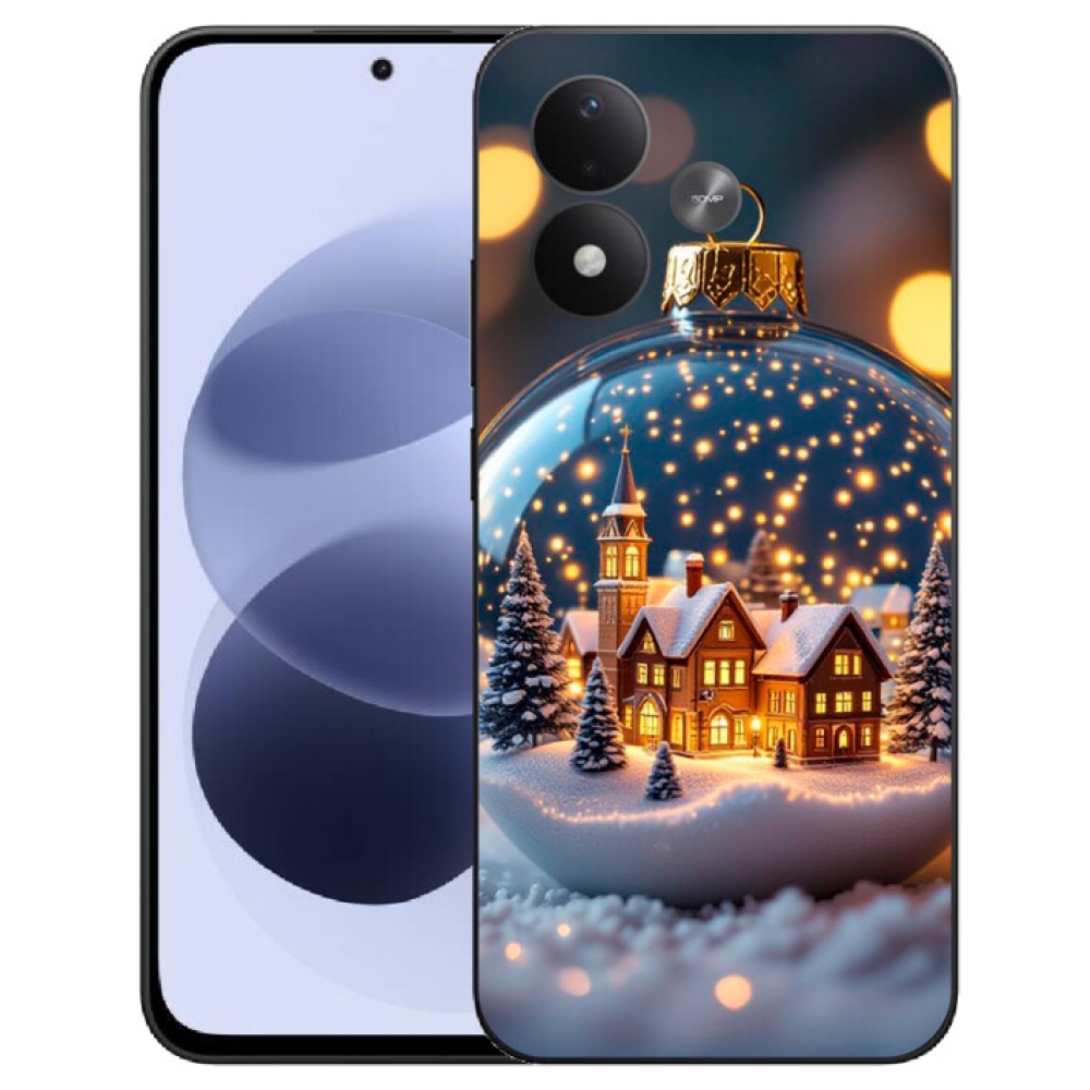 mmCase gél tok a Xiaomi Redmi Note 17 4G/5G-hez – karácsonyi gömb 4