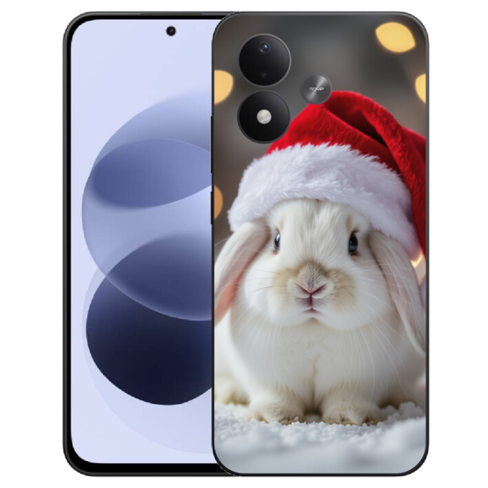 mmCase géltok a Xiaomi Redmi Note 17 4G/5G-hez – karácsonyi nyuszi