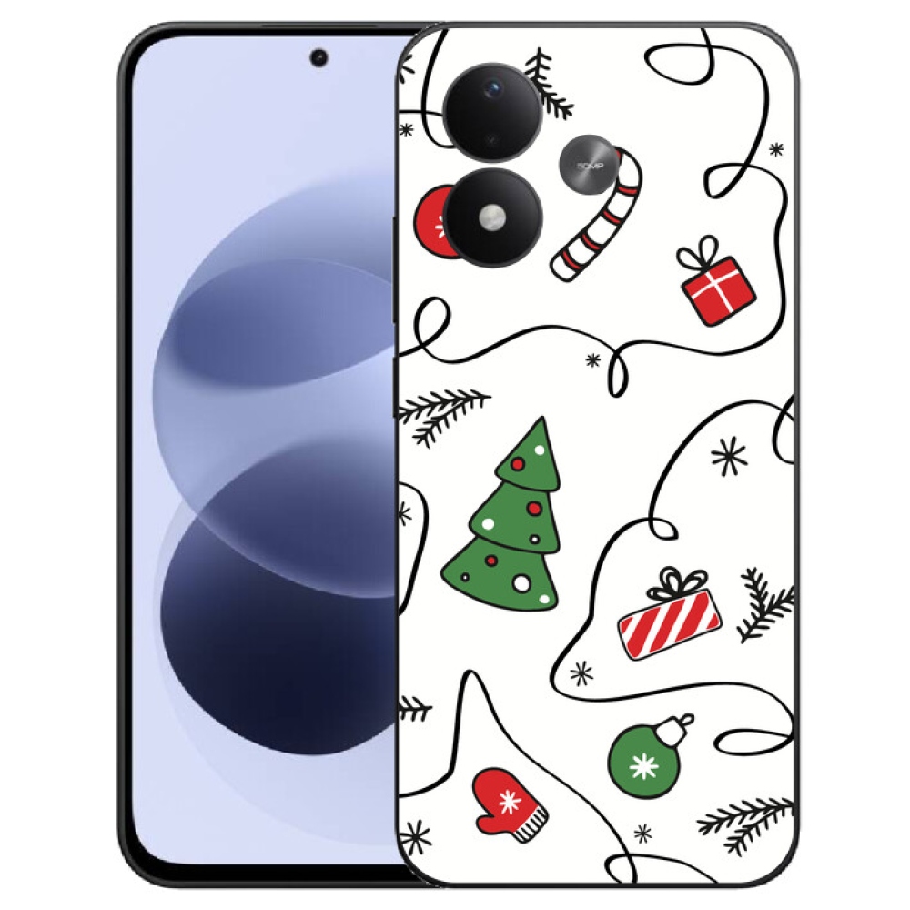 mmCase géltok a Xiaomi Redmi Note 17 4G/5G-hez – karácsonyi motívumokkal