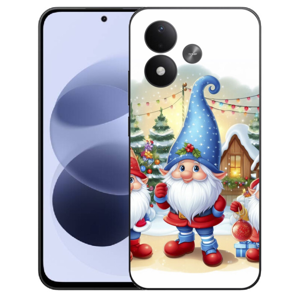 mmCase gél tok a Xiaomi Redmi Note 17 4G/5G-hez – karácsonyi manók