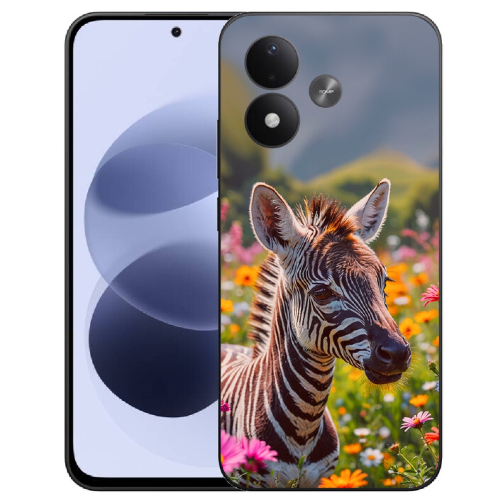 mmCase géltok a Xiaomi Redmi Note 17 4G/5G-hez – zebra a réten