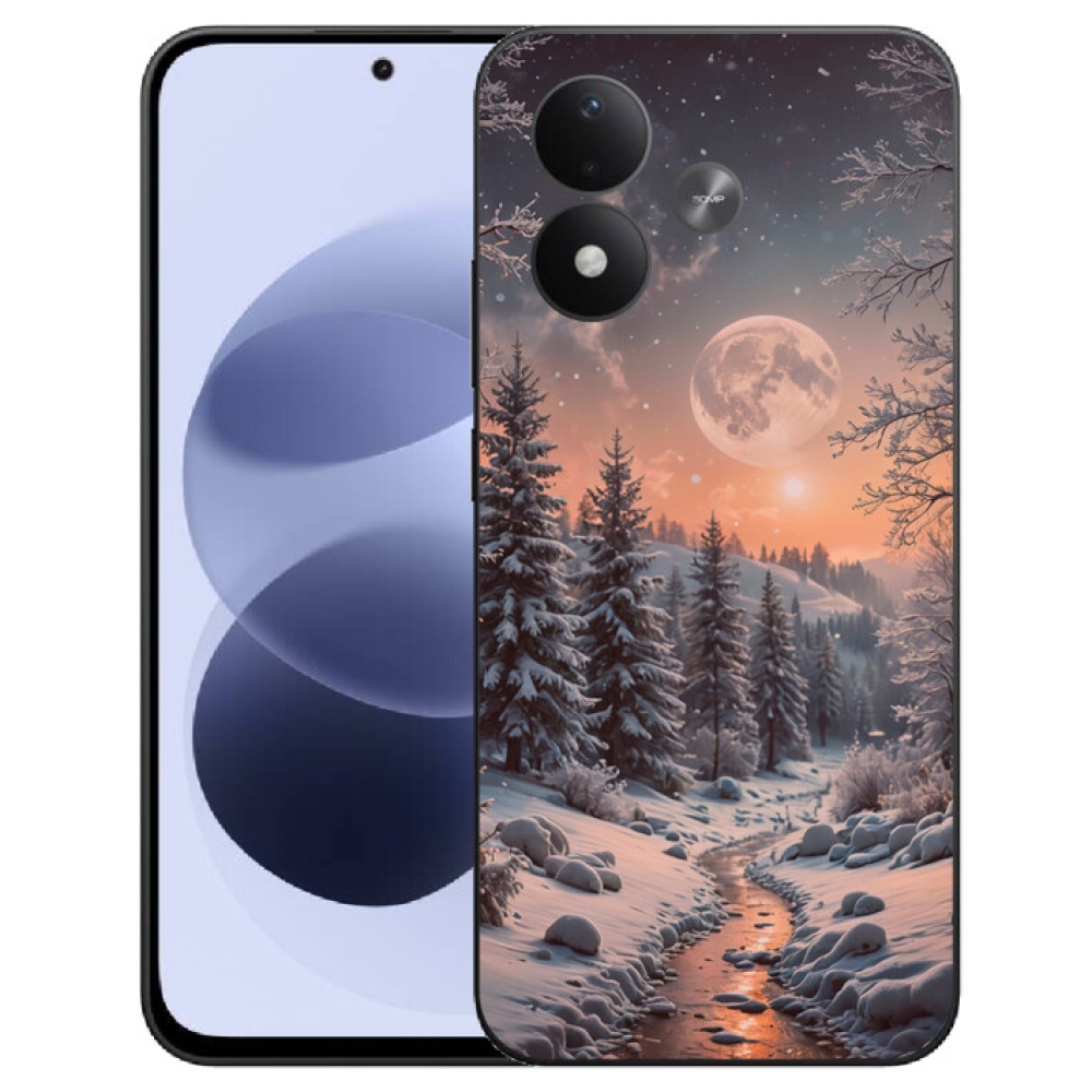 mmCase gél tok a Xiaomi Redmi Note 17 4G/5G-hez – téli táj 2