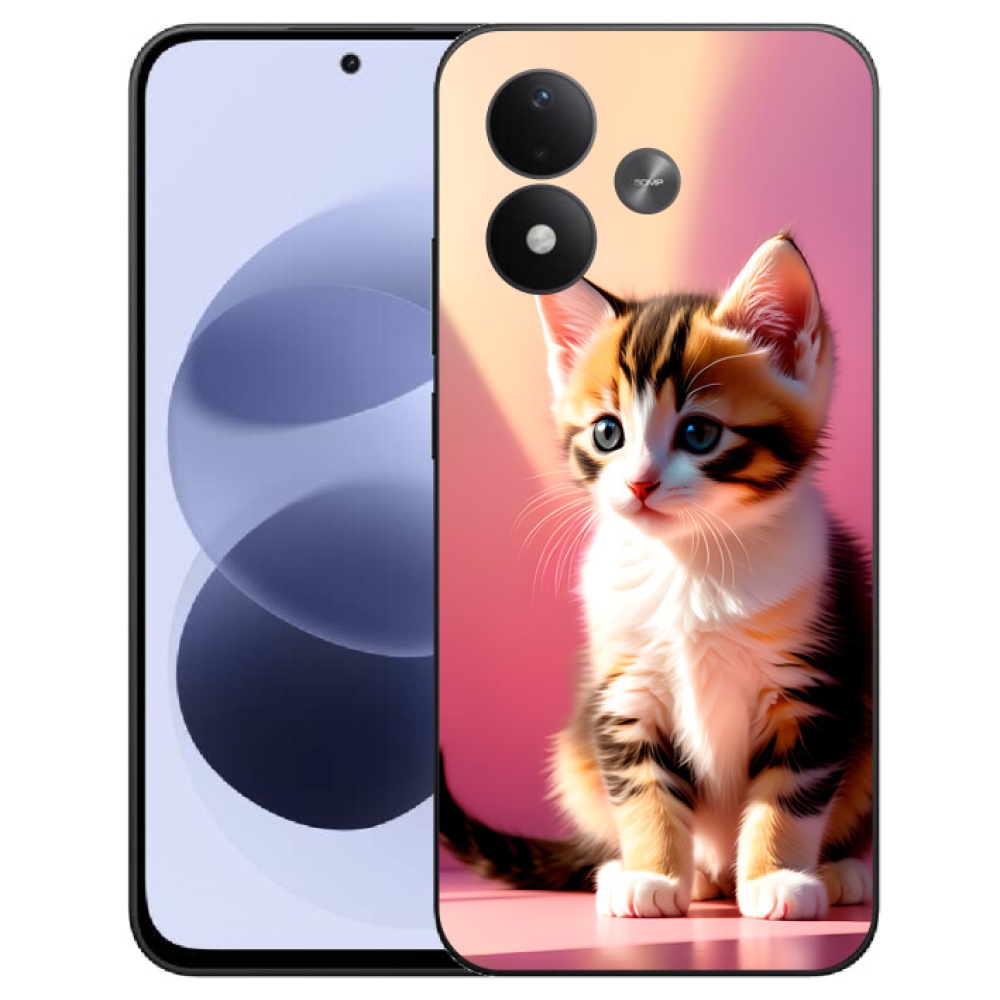 mmCase gél tok a Xiaomi Redmi Note 17 4G/5G-hez – kíváncsi cica 2
