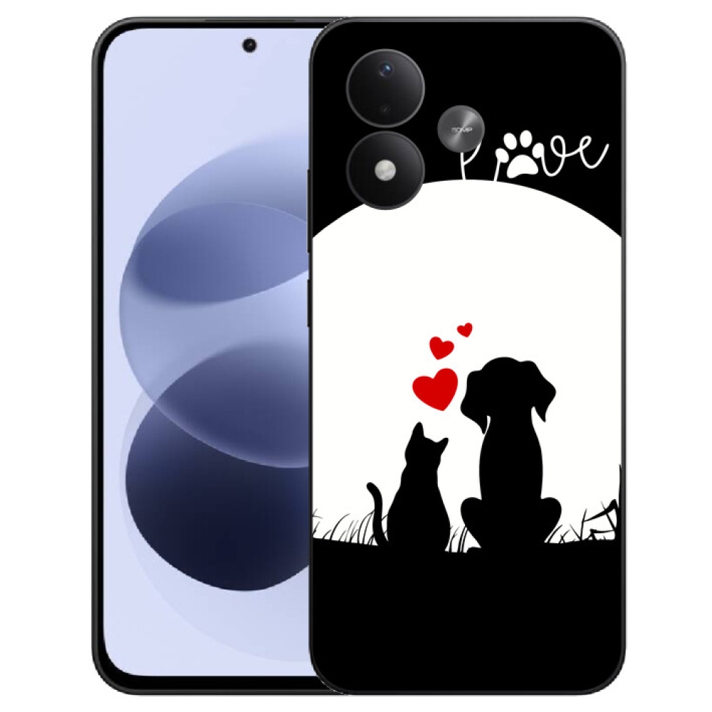 mmCase gél tok a Xiaomi Redmi Note 17 4G/5G-hez – állatszeretet