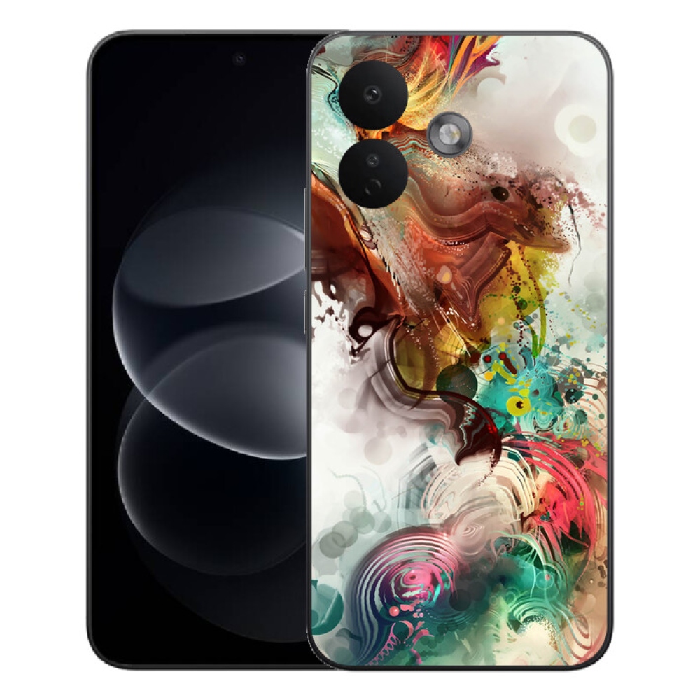 mmCase gél tok a Xiaomi Redmi Note 17 Pro 5G-hez – absztrakt 1