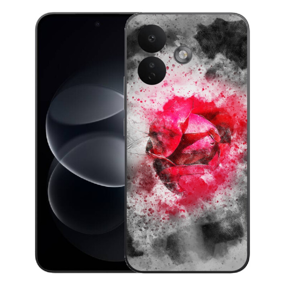 mmCase gél tok a Xiaomi Redmi Note 17 Pro 5G-hez – absztrakt 9
