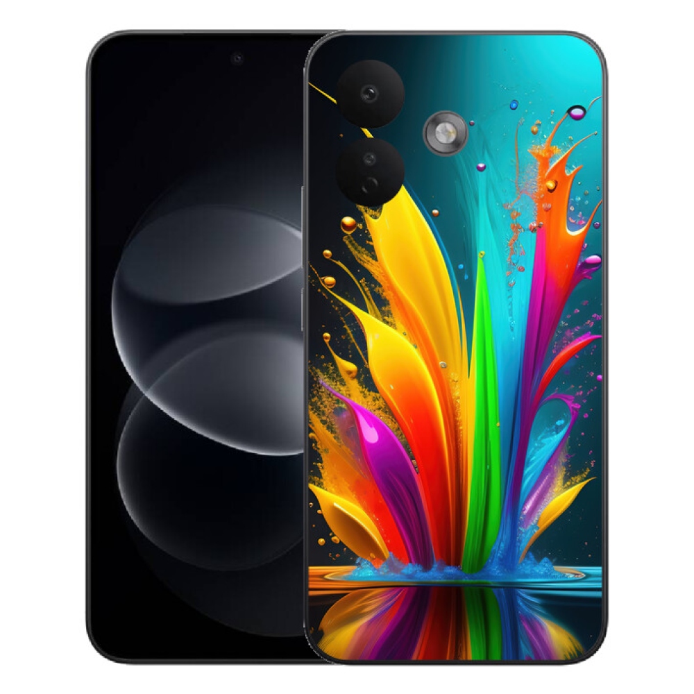 mmCase gél tok a Xiaomi Redmi Note 17 Pro 5G-hez – absztrakt motívum 1