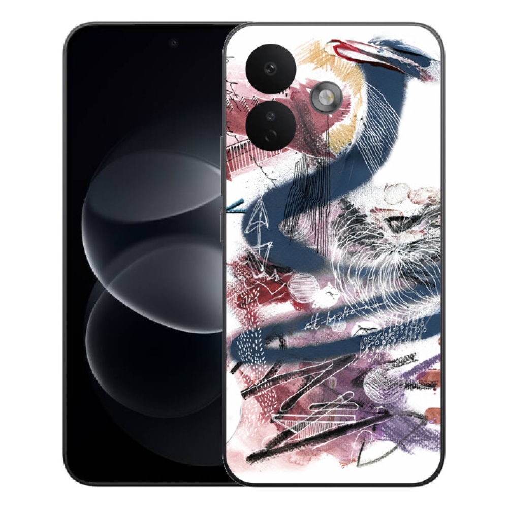 mmCase géltok a Xiaomi Redmi Note 17 Pro 5G-hez – absztrakt motívum 28