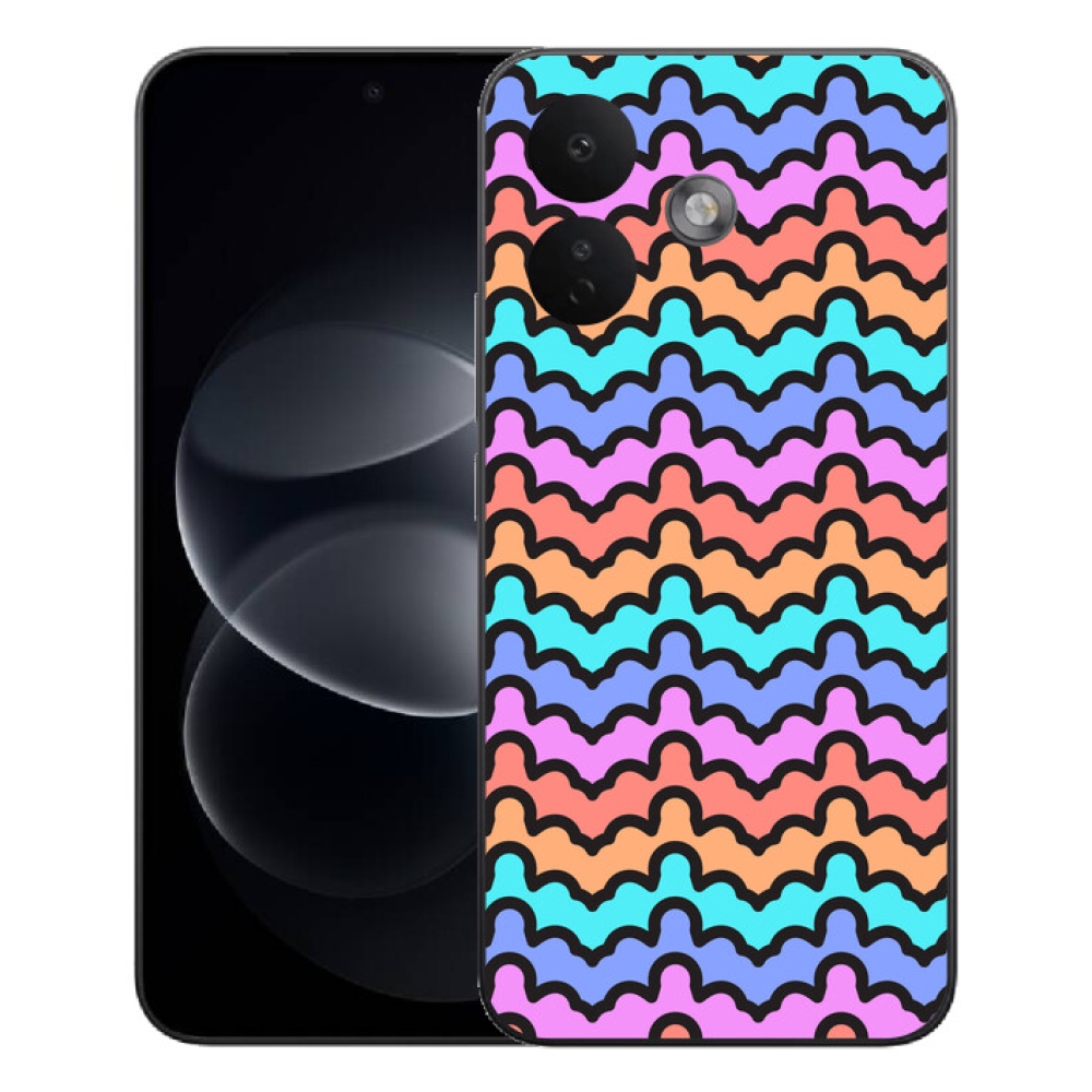 mmCase géltok a Xiaomi Redmi Note 17 Pro 5G-hez – absztrakt motívum 30