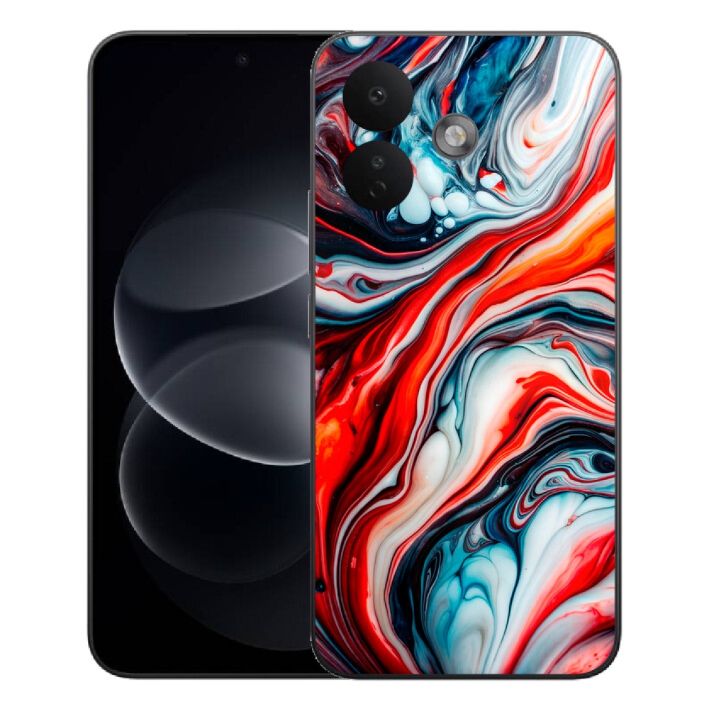 mmCase géltok a Xiaomi Redmi Note 17 Pro 5G-hez – absztrakt motívum 63