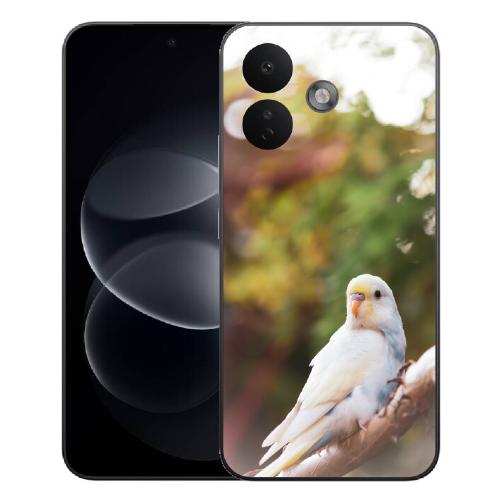 mmCase gél tok a Xiaomi Redmi Note 17 Pro 5G-hez – fehér papagáj