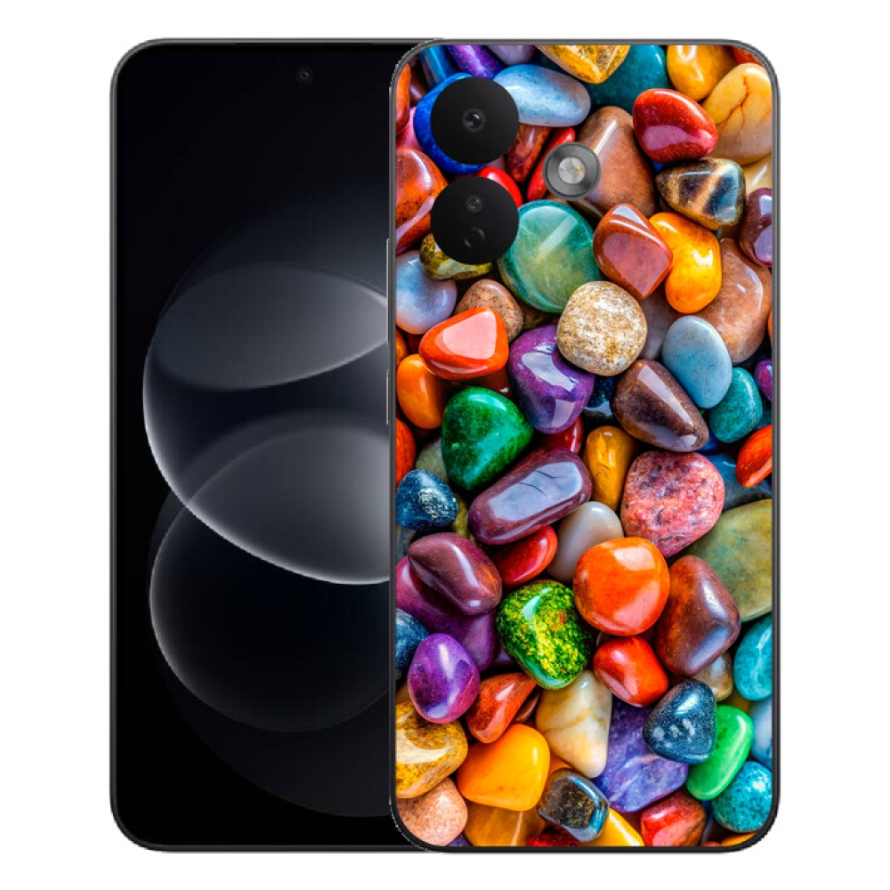 mmCase gél tok a Xiaomi Redmi Note 17 Pro 5G-hez – színes strasszokkal