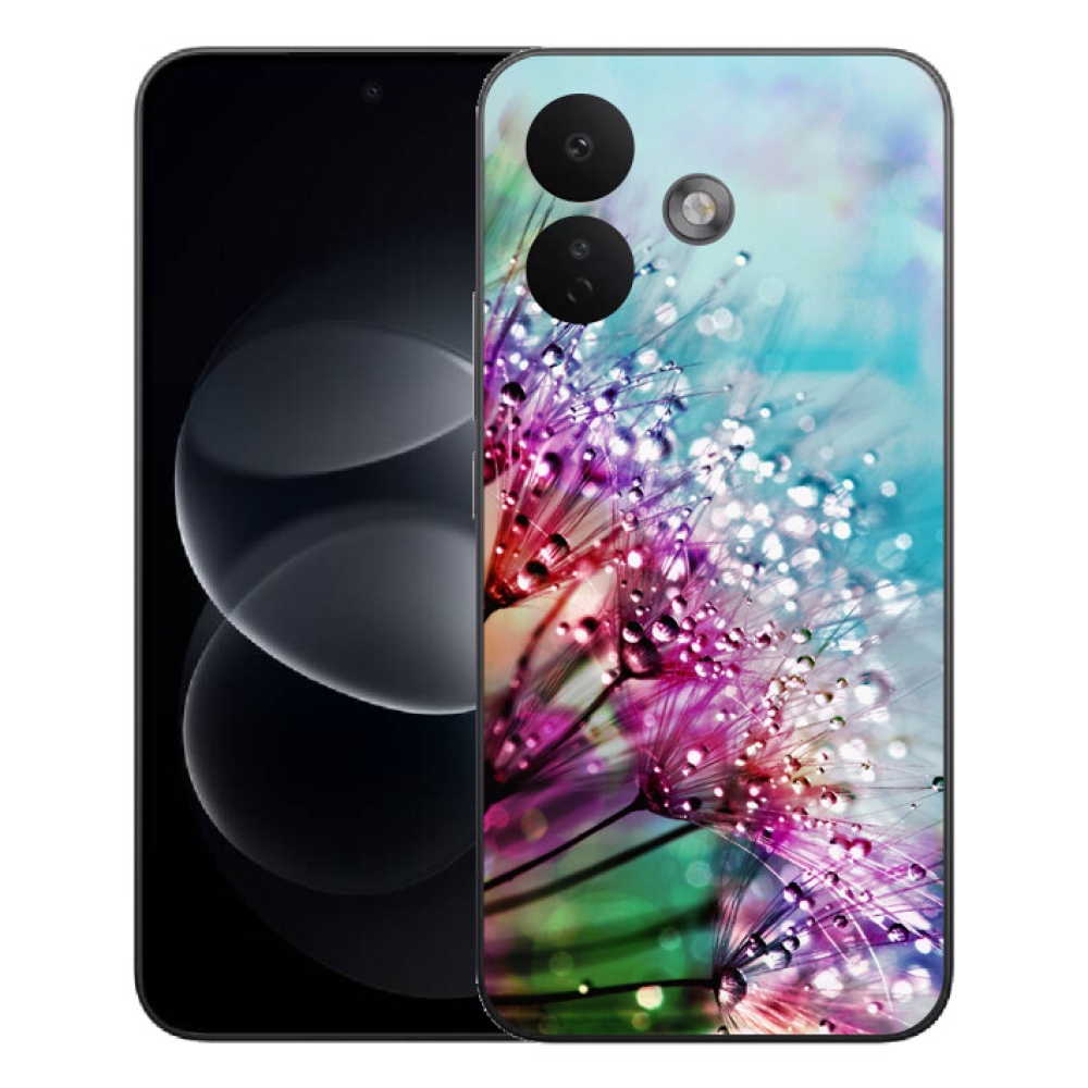 mmCase gél tok a Xiaomi Redmi Note 17 Pro 5G-hez – színes virágok