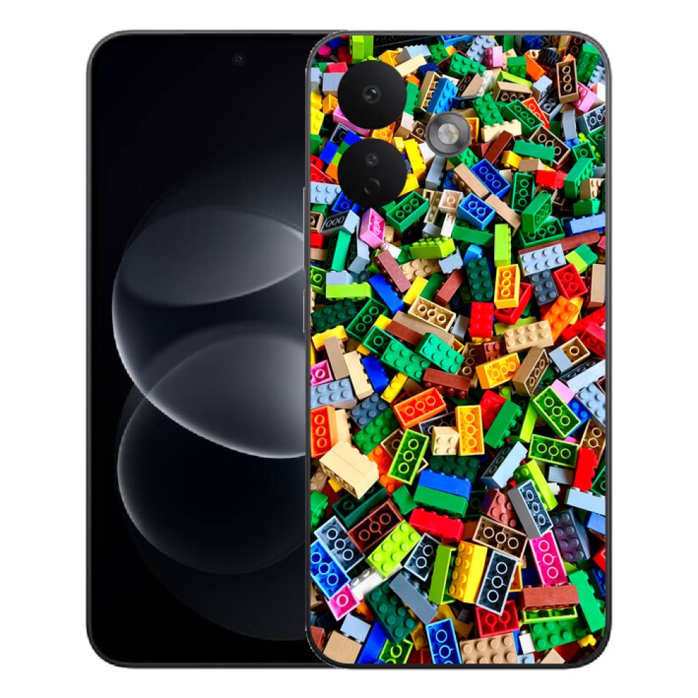 mmCase géltok a Xiaomi Redmi Note 17 Pro 5G-hez – színes építőelemek