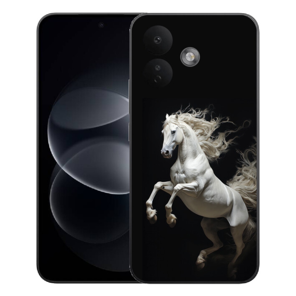 mmCase géltok a Xiaomi Redmi Note 17 Pro 5G-hez – fehér ló 4