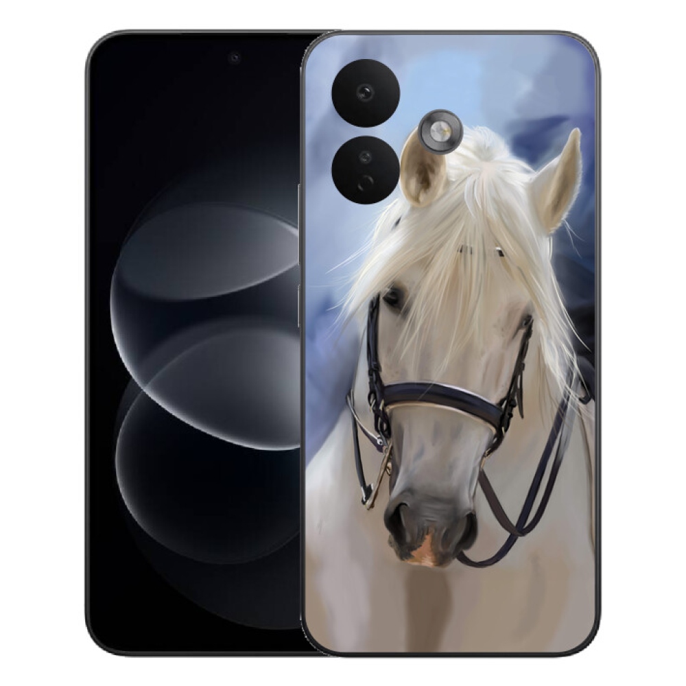 mmCase géltok a Xiaomi Redmi Note 17 Pro 5G-hez – fehér ló