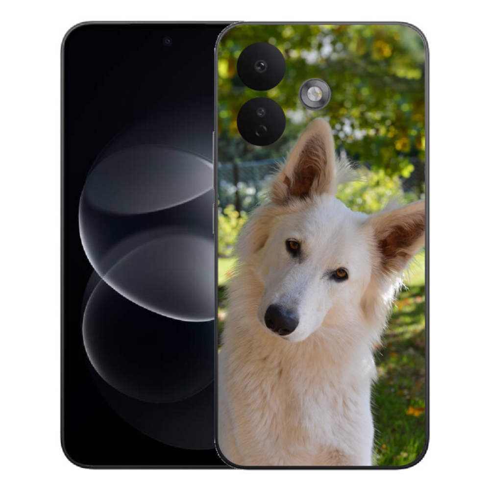 mmCase gél tok a Xiaomi Redmi Note 17 Pro 5G-hez – fehér svájci juhászkutya 1