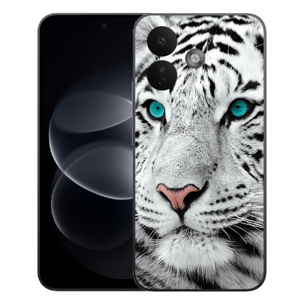mmCase géltok a Xiaomi Redmi Note 17 Pro 5G-hez – fehér tigris