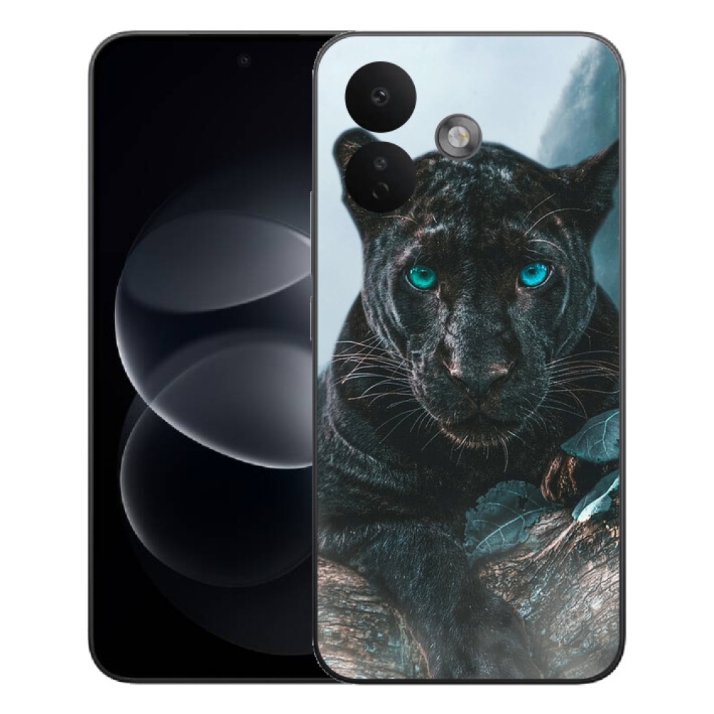mmCase gél tok a Xiaomi Redmi Note 17 Pro 5G-hez – fekete párduc