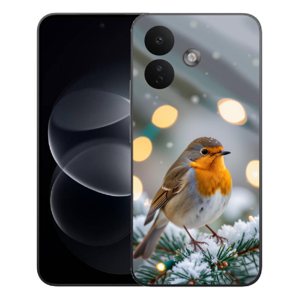 mmCase géltok a Xiaomi Redmi Note 17 Pro 5G-hez – téli piros