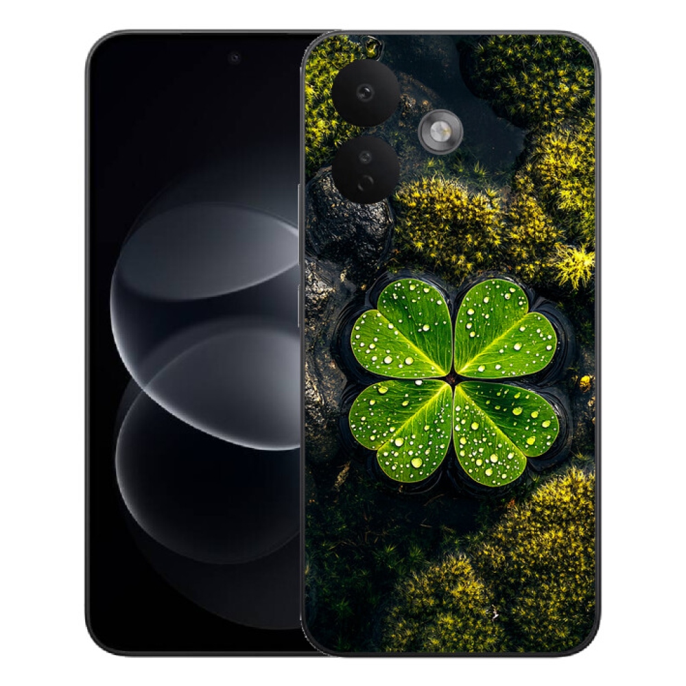 mmCase gél tok a Xiaomi Redmi Note 17 Pro 5G-hez – négylevelű lóhere