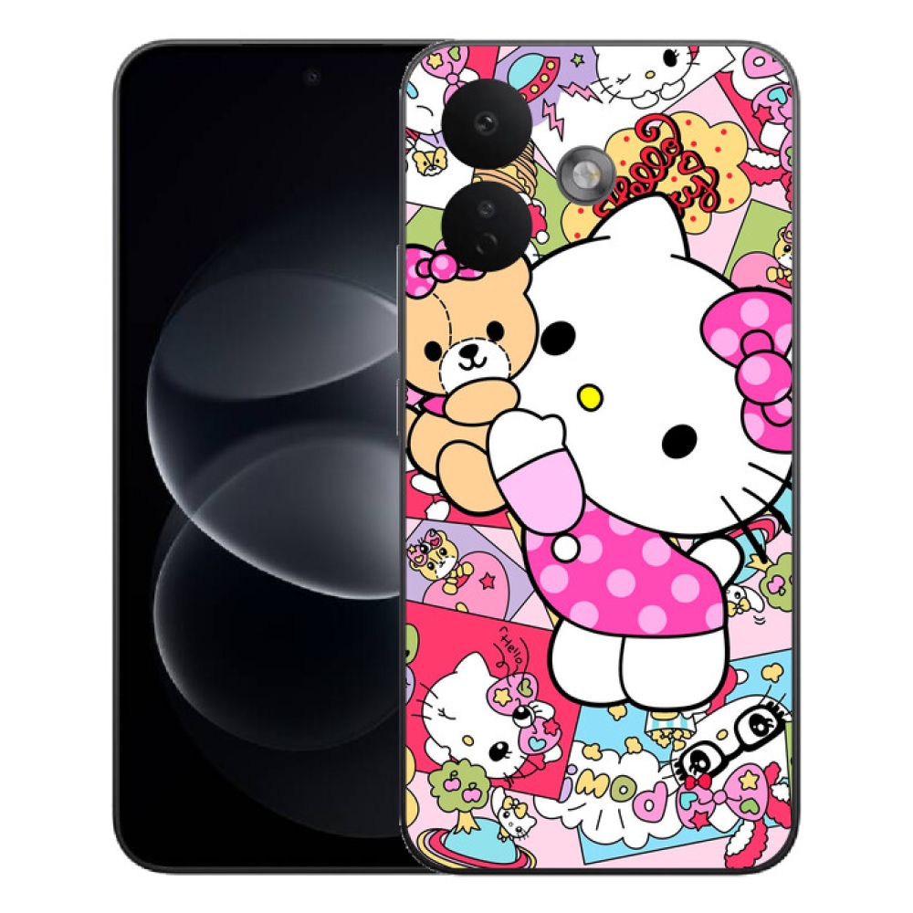 mmCase gél tok a Xiaomi Redmi Note 17 Pro 5G-hez – aranyos cica