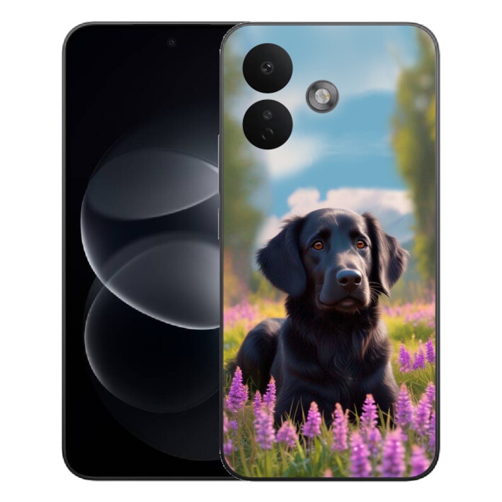 mmCase gél tok a Xiaomi Redmi Note 17 Pro 5G-hez – elegáns fekete retriever