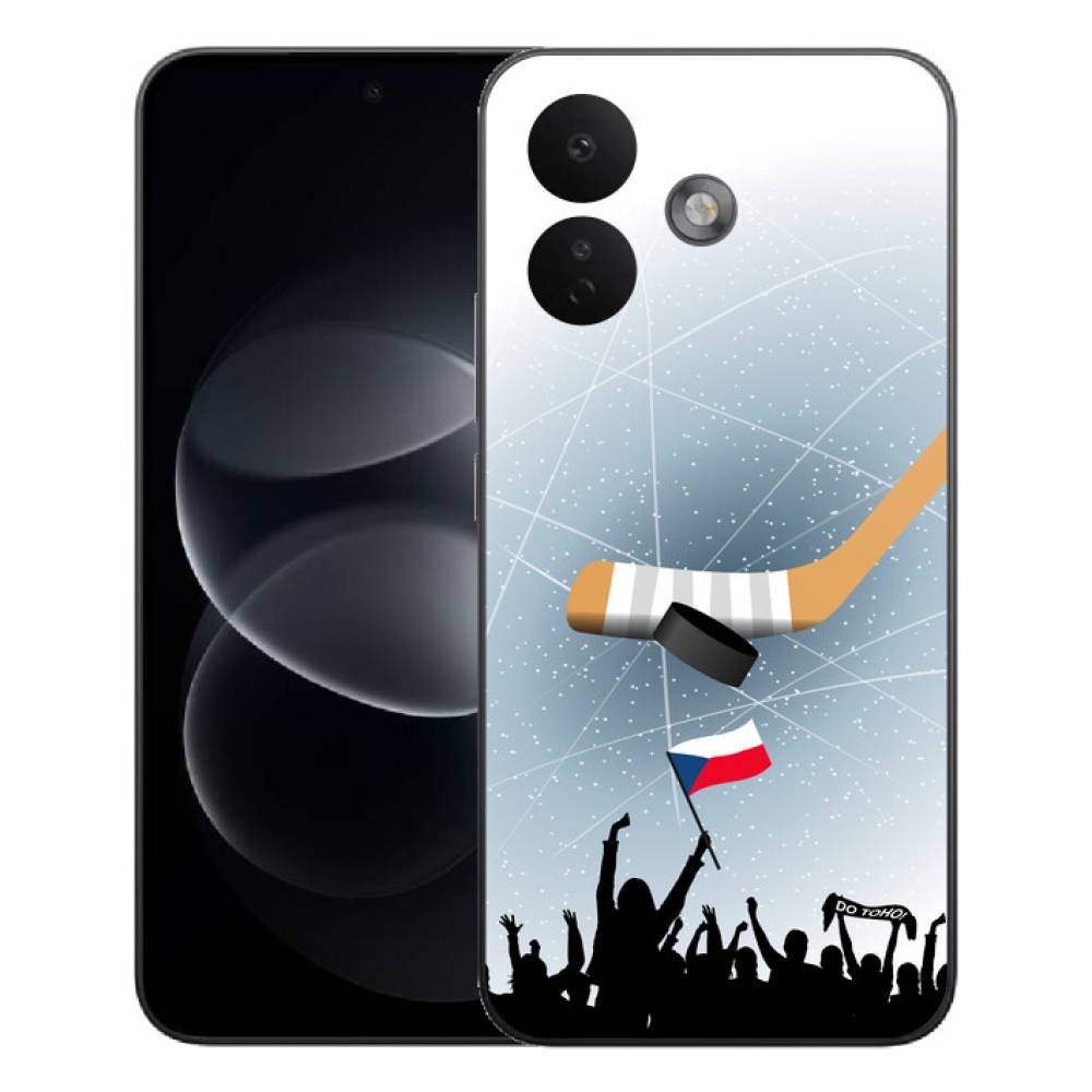 mmCase gél tok a Xiaomi Redmi Note 17 Pro 5G-hez – jégkorongrajongóknak