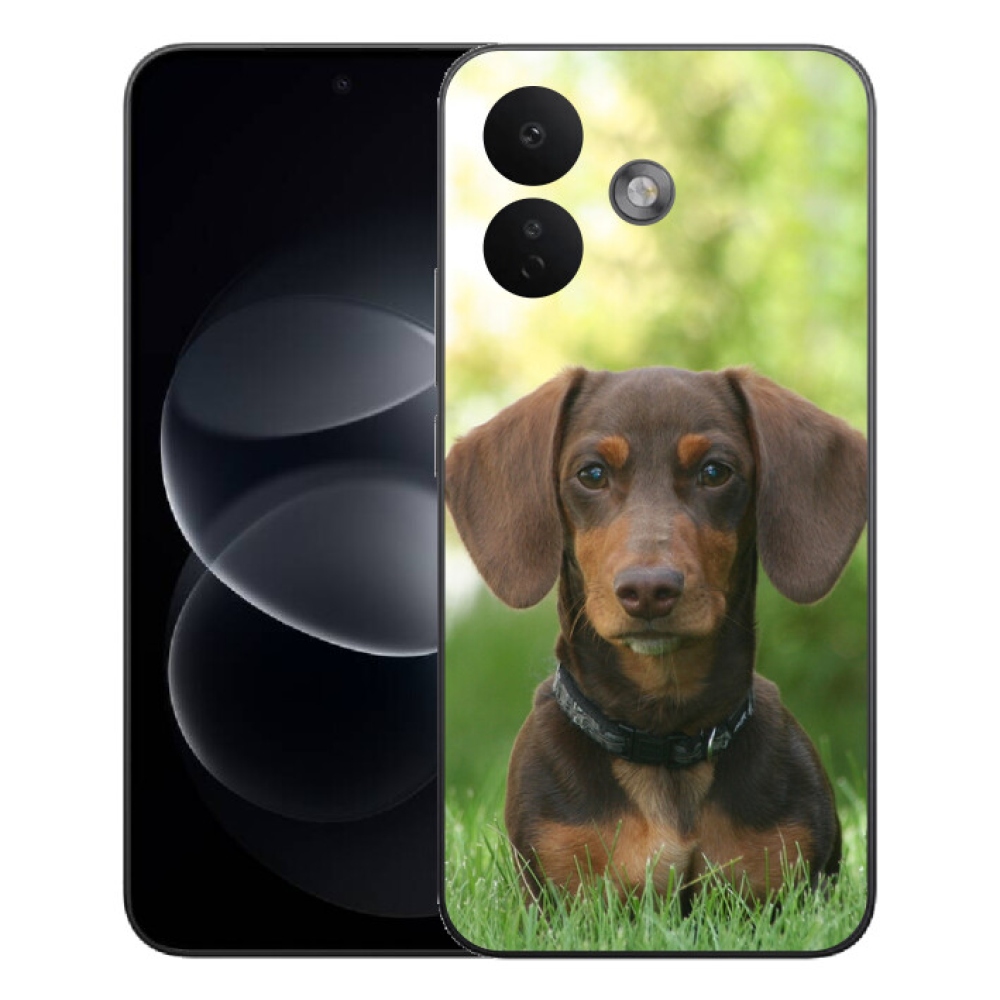mmCase gél tok a Xiaomi Redmi Note 17 Pro 5G-hez – barna tacskó