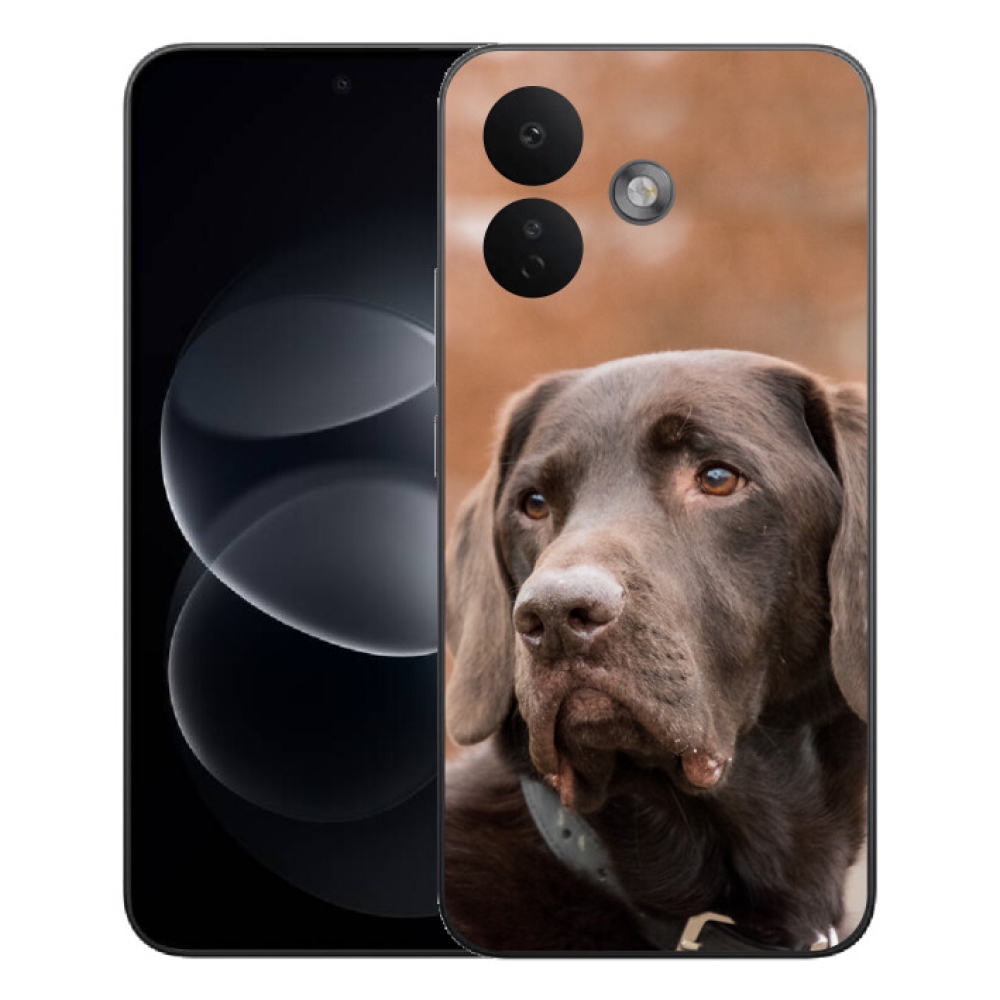 mmCase gél tok a Xiaomi Redmi Note 17 Pro 5G-hez – barna labrador