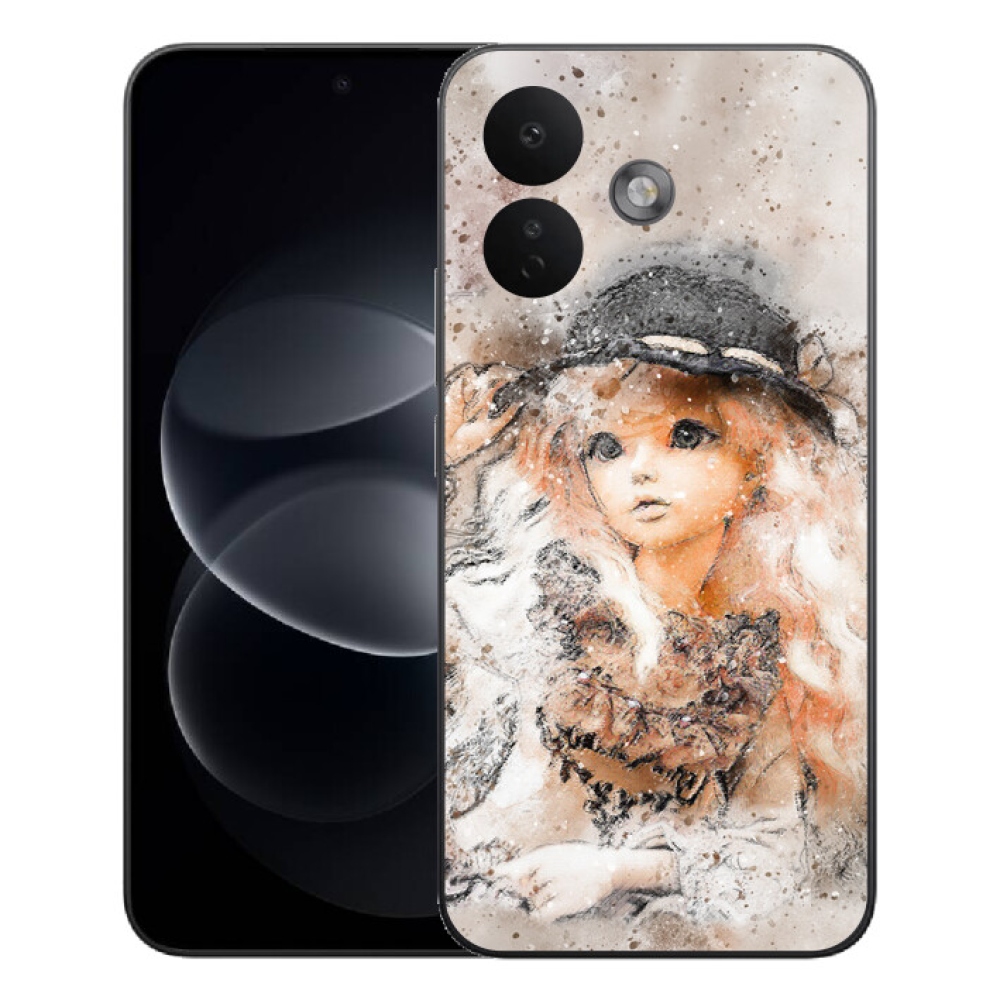 mmCase gél tok a Xiaomi Redmi Note 17 Pro 5G-hez – kalapos kislány