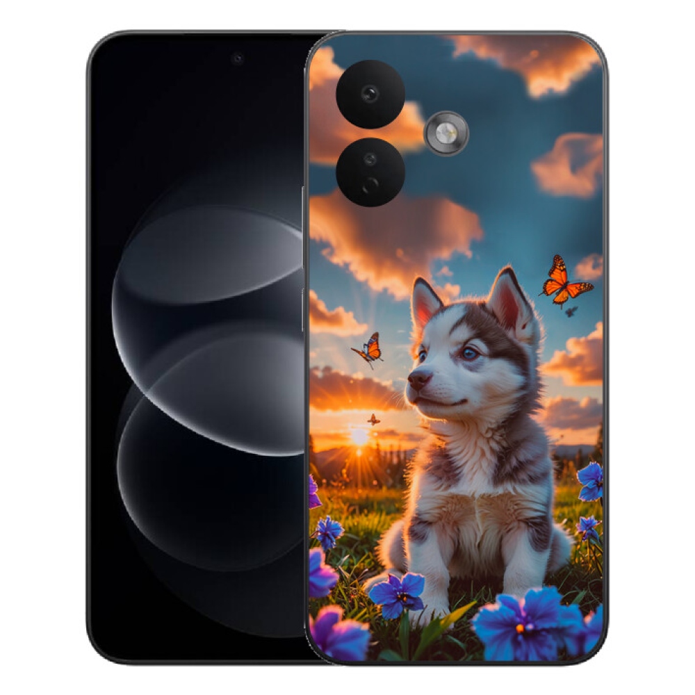 mmCase gél tok a Xiaomi Redmi Note 17 Pro 5G-hez – husky naplementekor