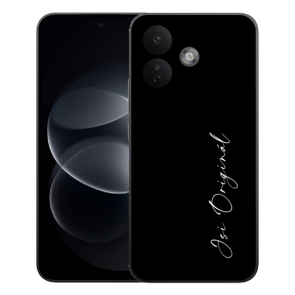 mmCase gél tok a Xiaomi Redmi Note 17 Pro 5G-hez – eredeti, fekete háttérrel