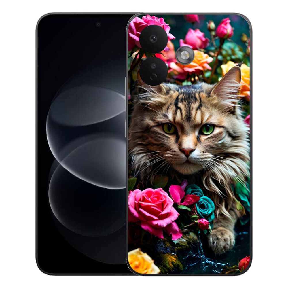 mmCase géltok a Xiaomi Redmi Note 17 Pro 5G-hez – macskás mintázat 2
