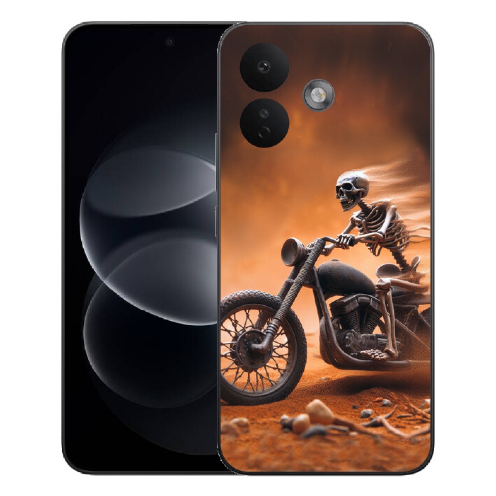 mmCase gél tok a Xiaomi Redmi Note 17 Pro 5G-hez – motoros motívummal