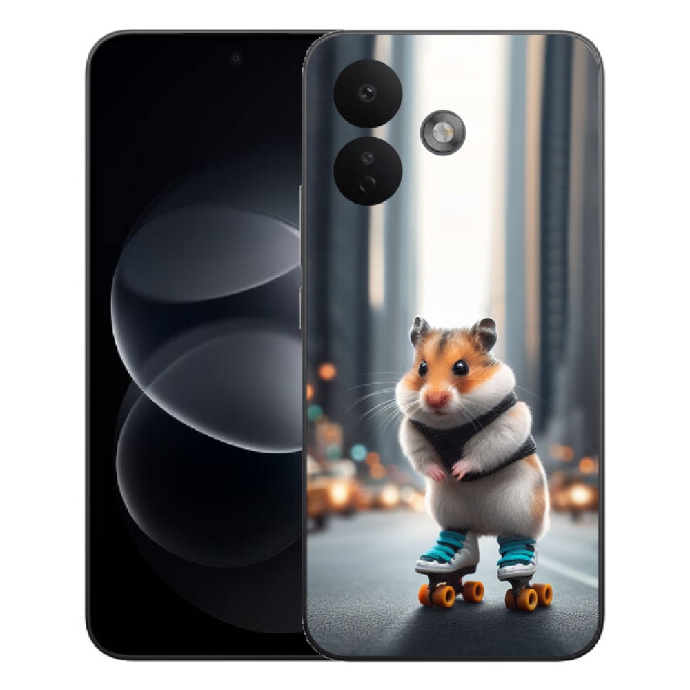 mmCase gél tok a Xiaomi Redmi Note 17 Pro 5G-hez – görkorcsolyás hörcsög