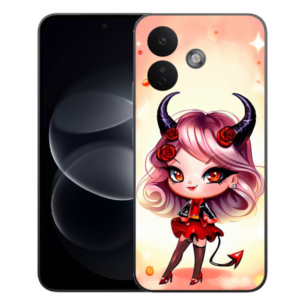 mmCase gél tok a Xiaomi Redmi Note 17 Pro 5G-hez – rajzolt kis ördögnő