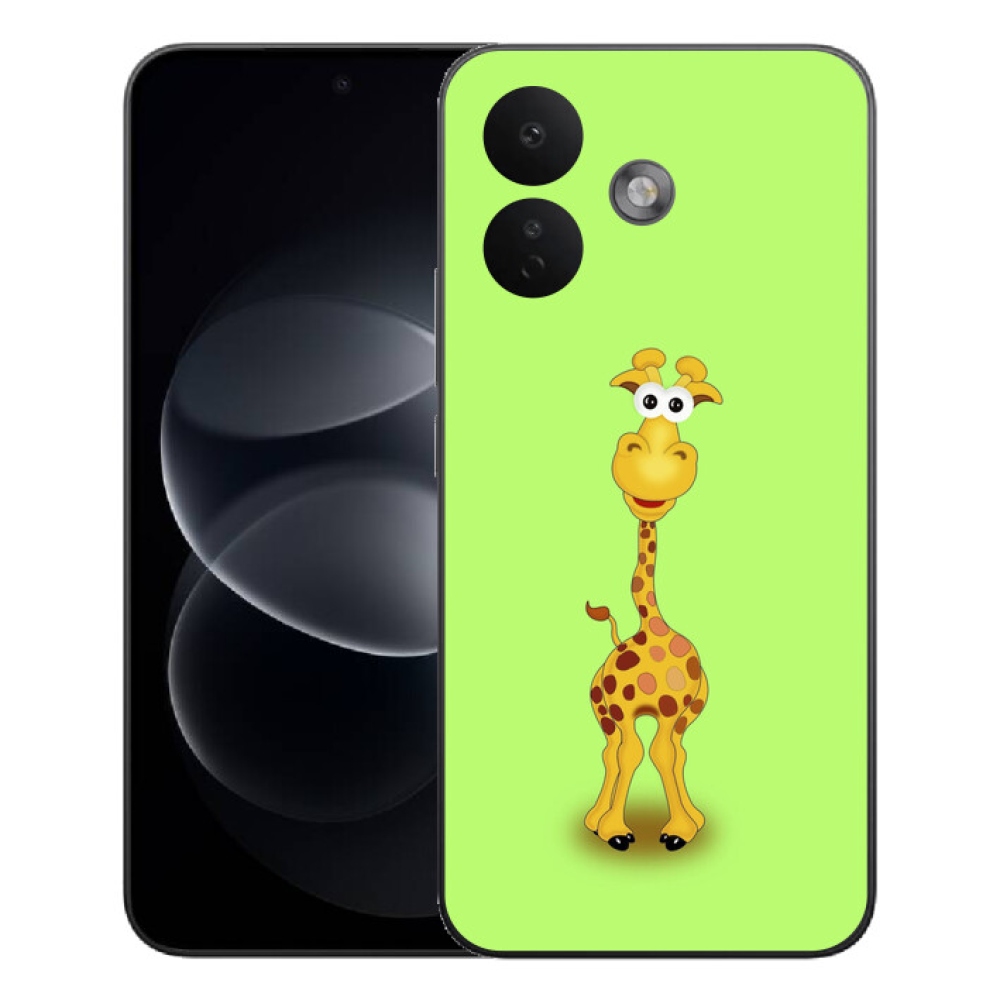 mmCase géltok a Xiaomi Redmi Note 17 Pro 5G-hez – rajzolt zsiráf