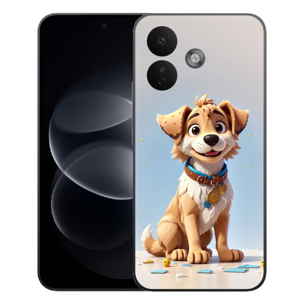 mmCase gél tok a Xiaomi Redmi Note 17 Pro 5G-hez – rajzolt kiskutya