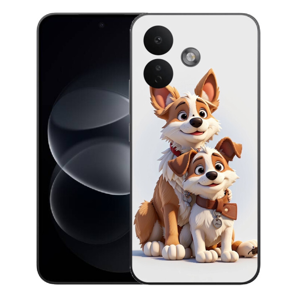 mmCase gél tok a Xiaomi Redmi Note 17 Pro 5G-hez – kutyás mintával