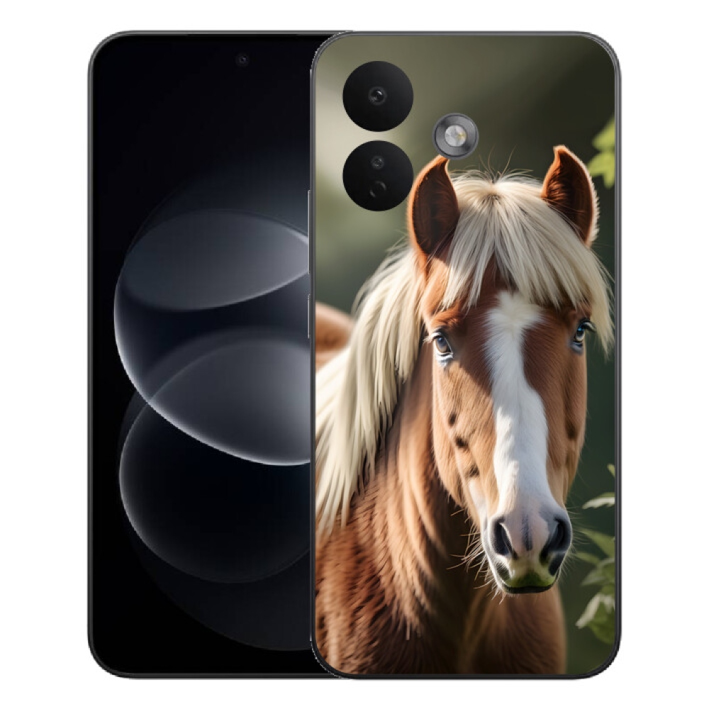 mmCase gél tok a Xiaomi Redmi Note 17 Pro 5G-hez – világos sörényű ló