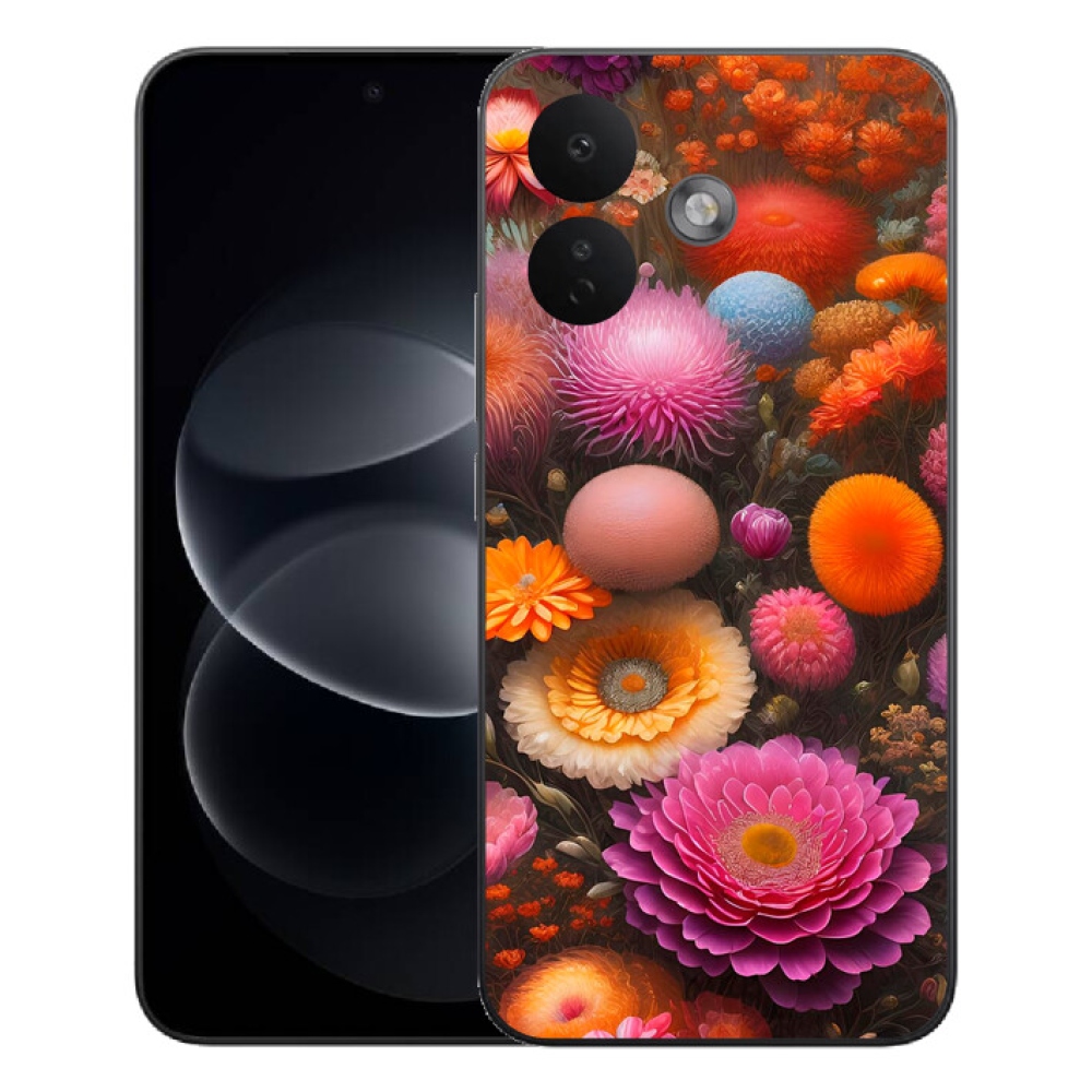 mmCase gél tok a Xiaomi Redmi Note 17 Pro 5G-hez – virágkompozíció