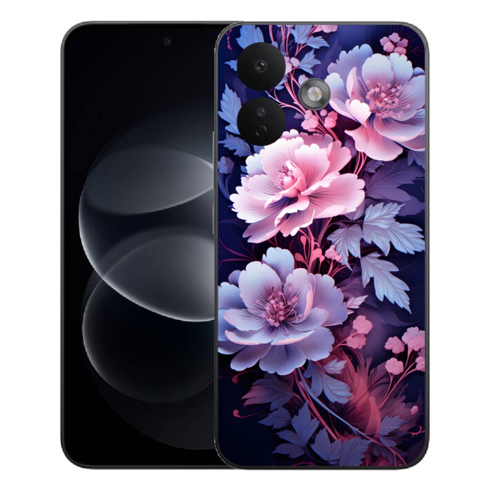 mmCase gél tok a Xiaomi Redmi Note 17 Pro 5G-hez – virágok 11