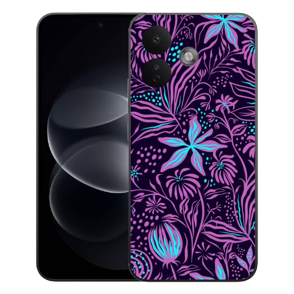 mmCase gél tok a Xiaomi Redmi Note 17 Pro 5G-hez – virágok 2