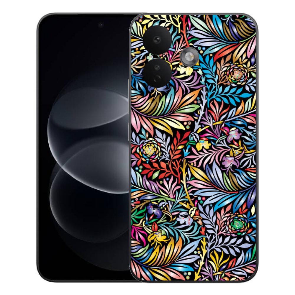 mmCase gél tok a Xiaomi Redmi Note 17 Pro 5G-hez – virágok 5