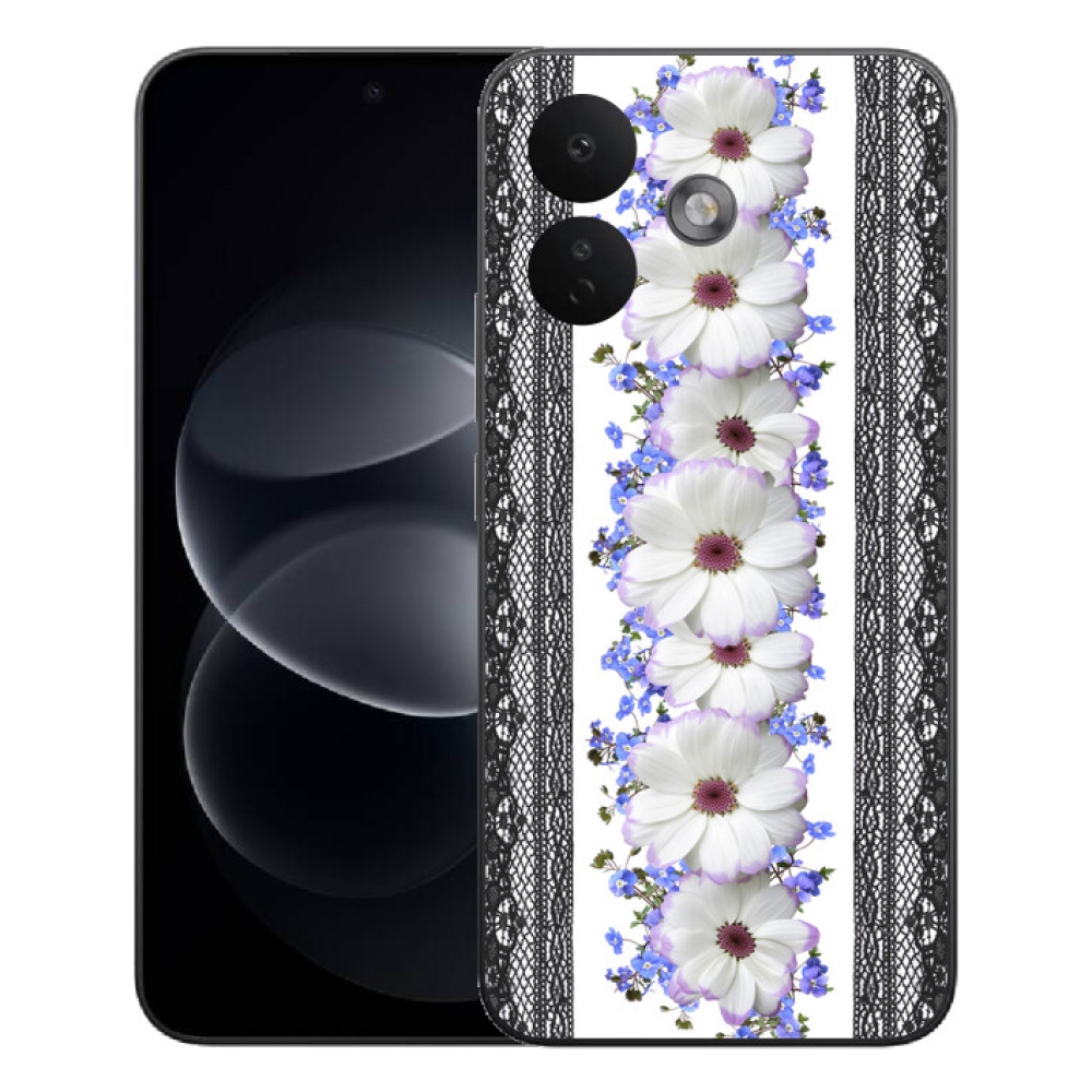 mmCase gél tok a Xiaomi Redmi Note 17 Pro 5G-hez – virágok 8