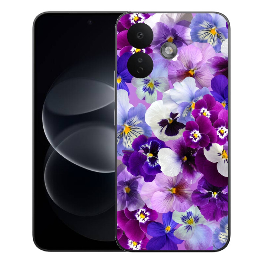 mmCase gél tok a Xiaomi Redmi Note 17 Pro 5G-hez – virágok 9