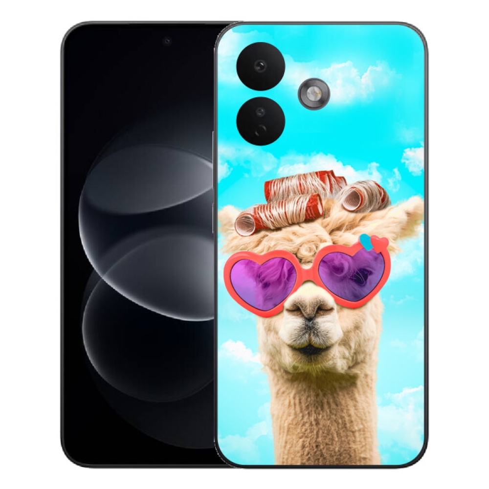 mmCase gél tok a Xiaomi Redmi Note 17 Pro 5G-hez – szemüveges láma