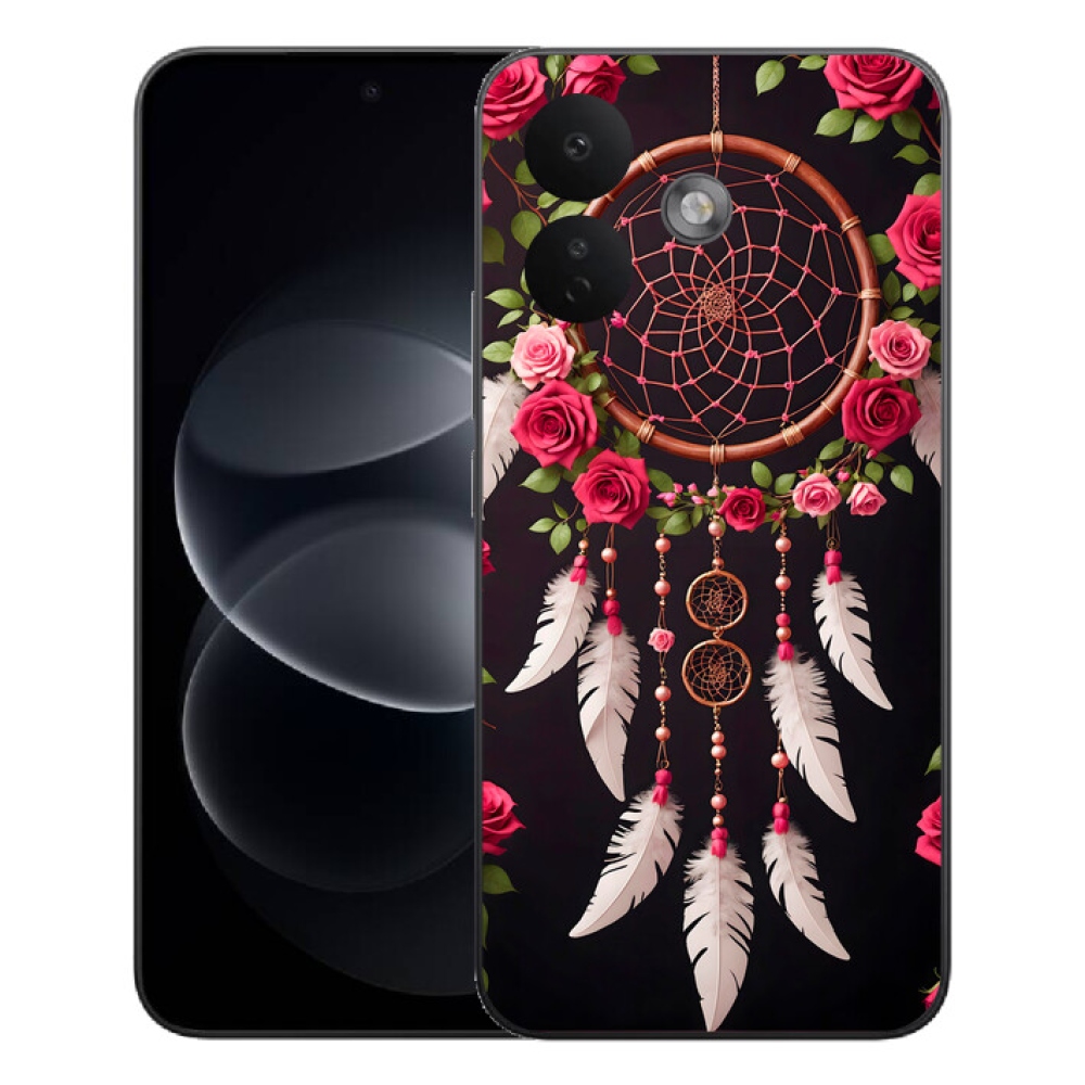 mmCase gél tok a Xiaomi Redmi Note 17 Pro 5G-hez – álomfogó rózsákkal