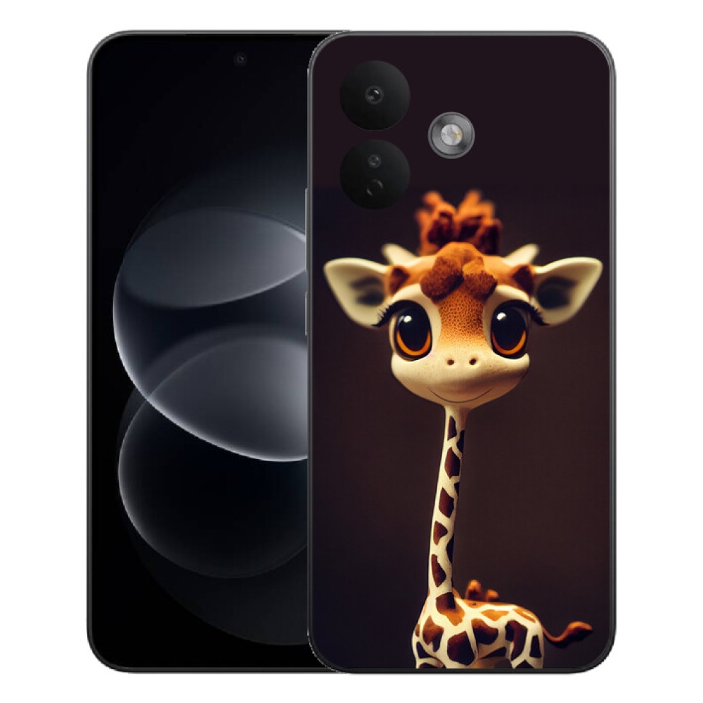 mmCase gél tok a Xiaomi Redmi Note 17 Pro 5G-hez – kis zsiráf